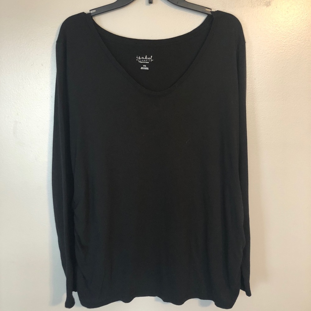 Black Isabel Maternity Target V-Neck